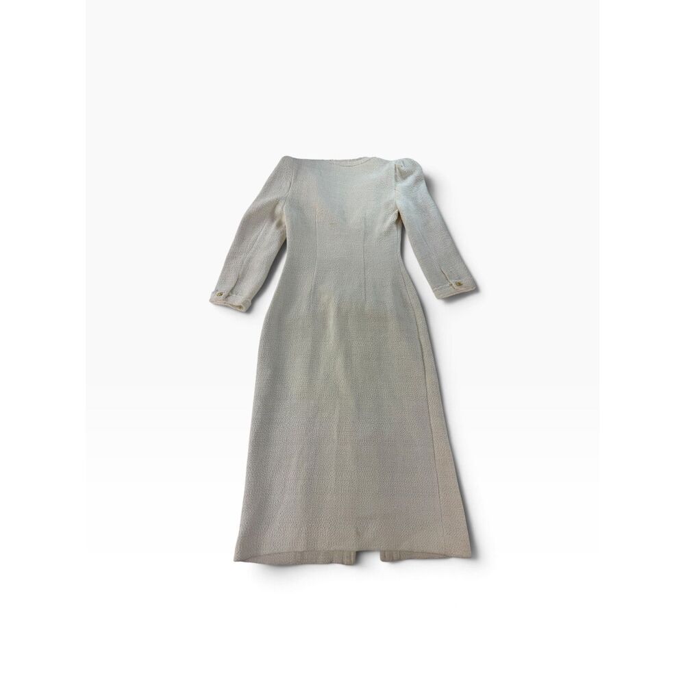 Zara Women's Cream Midi Trench Coat Small - Picture 3 of 13